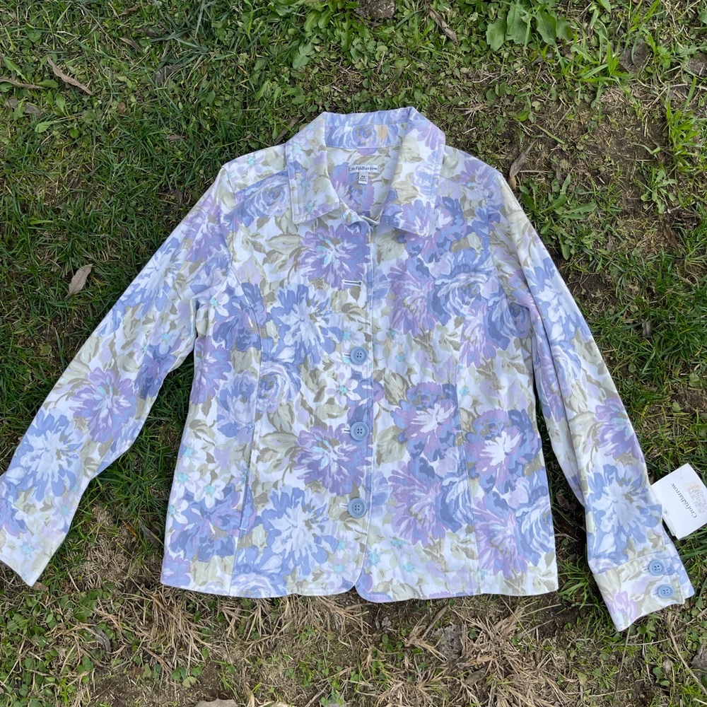 Floral blazer